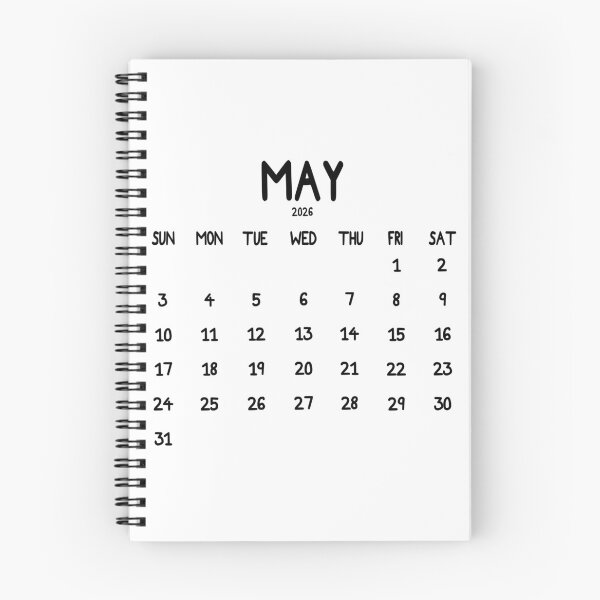 Item preview, May 2026 Calendar Bold designed and sold by toowoosh.