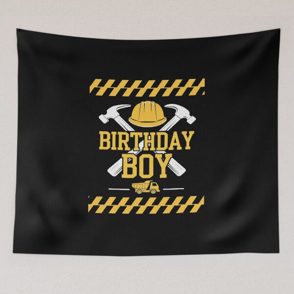 Item preview, Birthday boy matching family construction excavator party  designed and sold by DigitaldeligArt.