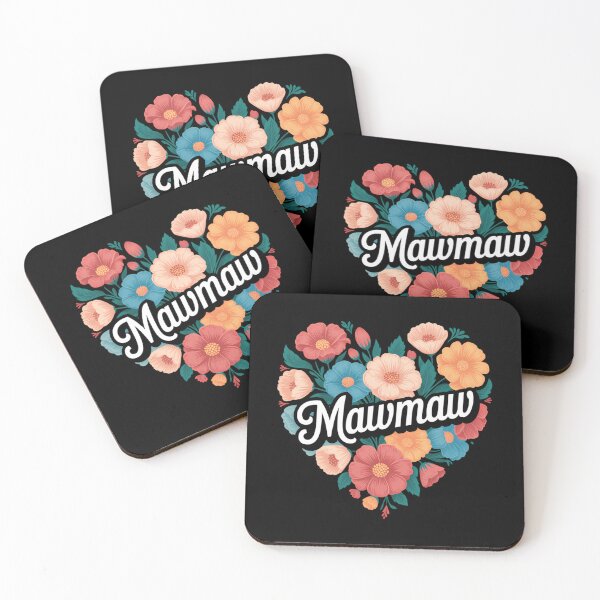 Item preview, Mawmaw Floral Heart Flower Mother's Day designed and sold by FaithAbbott.