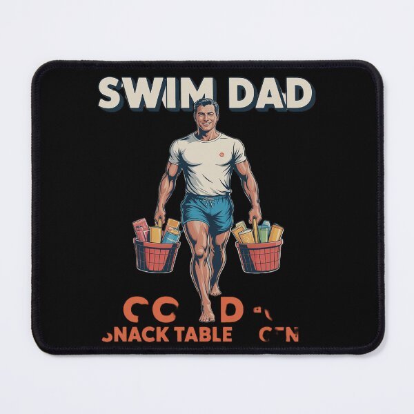 Item preview, Swim Dad Pool Deck Hero Snack Table Legend Funny Swim Dad designed and sold by KotexTemu.