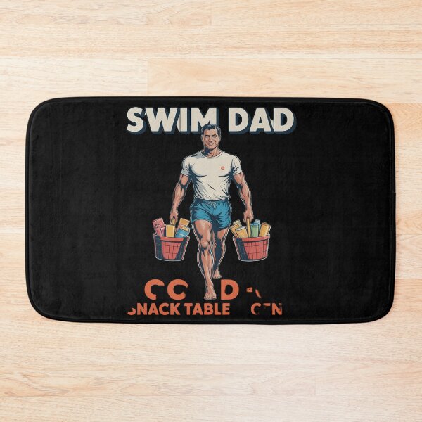 Item preview, Swim Dad Pool Deck Hero Snack Table Legend Funny Swim Dad designed and sold by KotexTemu.