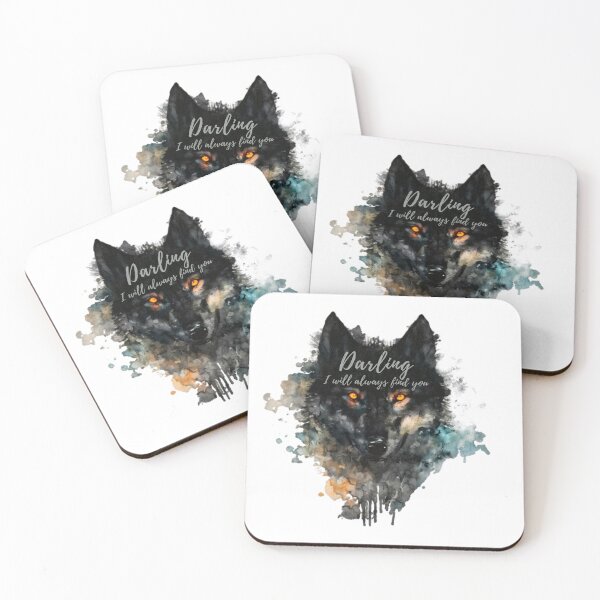 Item preview, wolf - darling i will always find you designed and sold by inkdrinkingdove.