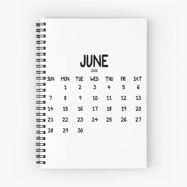 Item preview, June 2026 Calendar Bold designed and sold by toowoosh.