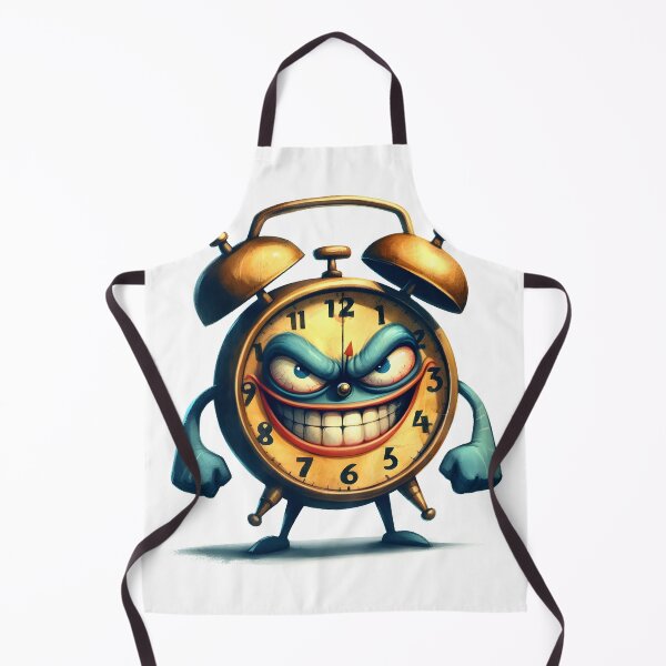 Item preview, Angry Retro Alarm Clock Morning Mood designed and sold by LunaPixelStudio.