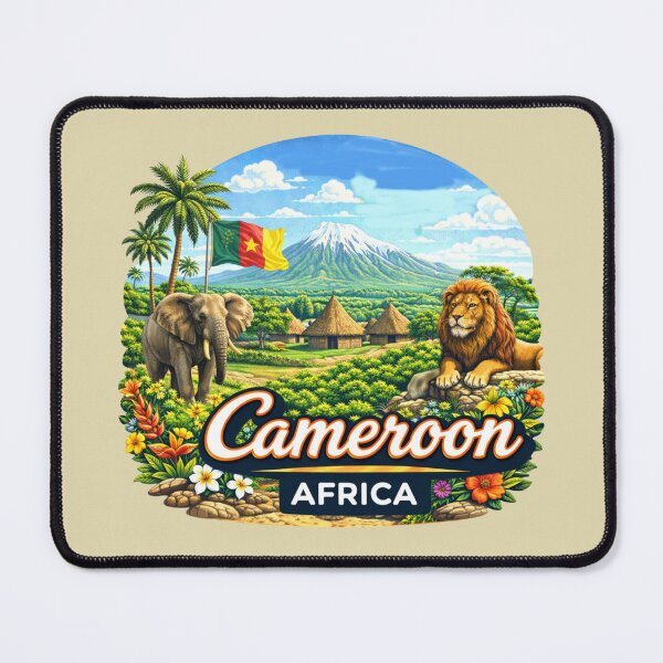 Item preview, Cameroon African Landscape designed and sold by Myra365Art.