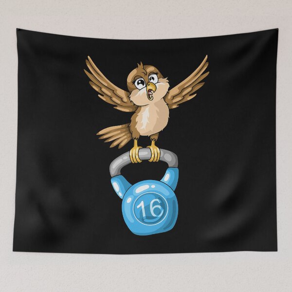 Item preview, Kettlebell Sparrow designed and sold by fdakjext45.