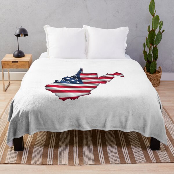 Item preview, West Virginia Stars & Stripes State Silhouette – Distressed Americana designed and sold by Paper Drip.