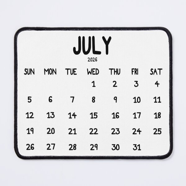 Item preview, July 2026 Calendar Bold designed and sold by toowoosh.