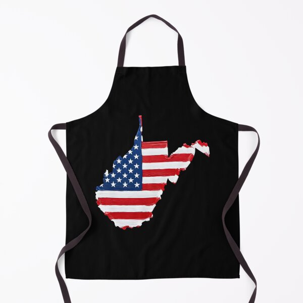 Item preview, West Virginia Stars & Stripes State Silhouette – Distressed Americana designed and sold by Paper Drip.