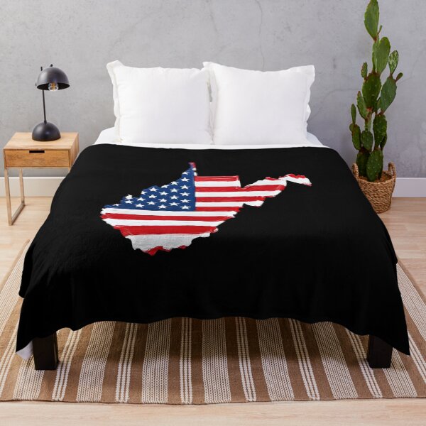 Item preview, West Virginia Stars & Stripes State Silhouette – Distressed Americana designed and sold by Paper Drip.