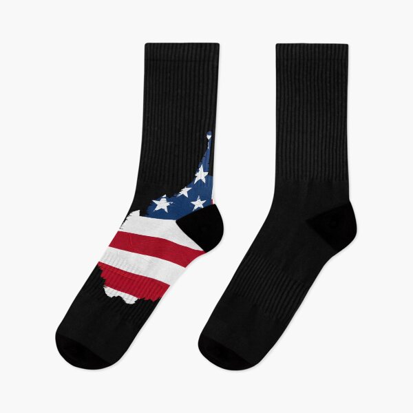 Item preview, West Virginia Stars & Stripes State Silhouette – Distressed Americana designed and sold by Paper Drip.