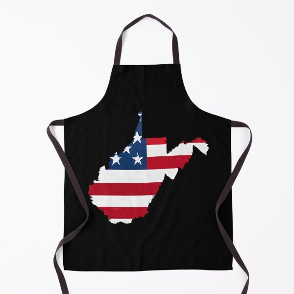 Item preview, West Virginia Stars & Stripes State Silhouette – Distressed Americana designed and sold by Paper Drip.