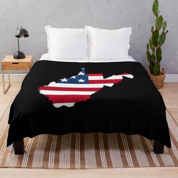 Item preview, West Virginia Stars & Stripes State Silhouette – Distressed Americana designed and sold by Paper Drip.