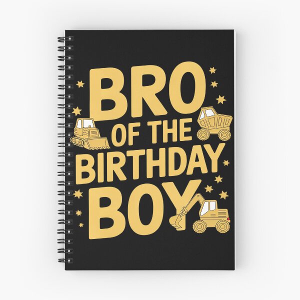 Item preview, Bro of the Birthday Boy Construction Worker Bday Party designed and sold by MarkLeedsArt.
