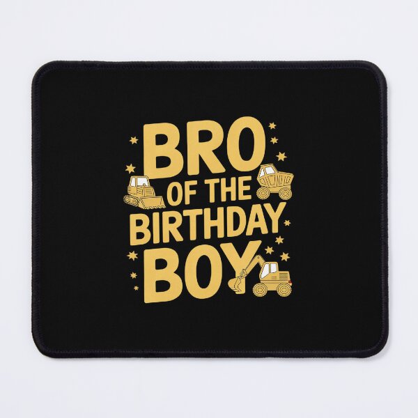 Item preview, Bro of the Birthday Boy Construction Worker Bday Party designed and sold by MarkLeedsArt.