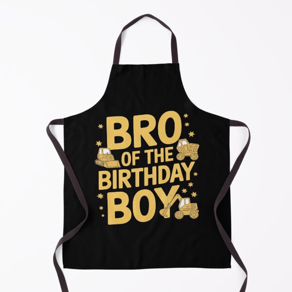 Item preview, Bro of the Birthday Boy Construction Worker Bday Party designed and sold by MarkLeedsArt.