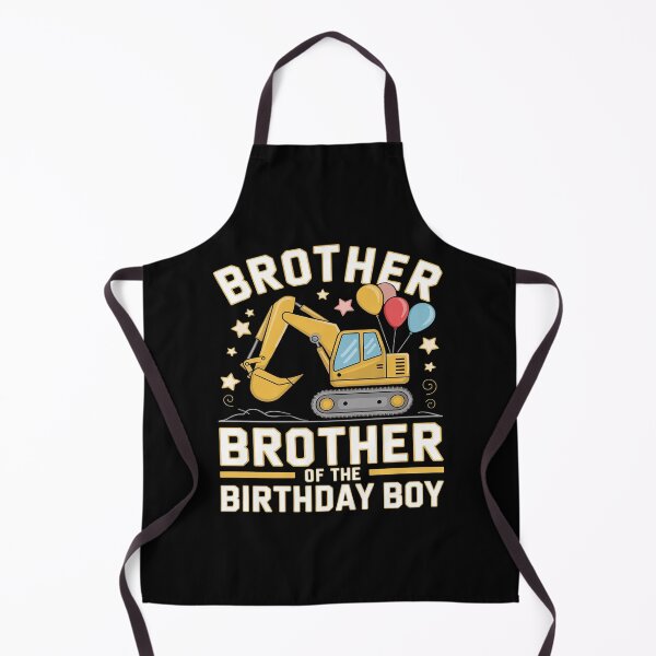 Item preview, Brother of the Birthday Boy Construction Birthday Excavator designed and sold by DigitaldeligArt.