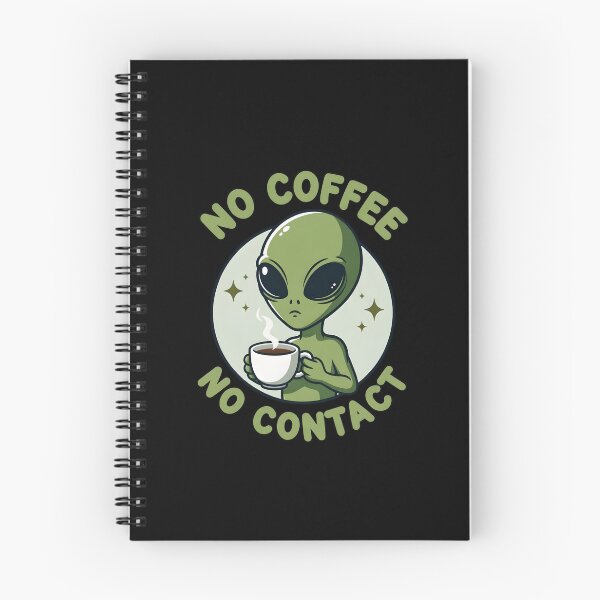 Item preview, No Coffee No Contact Alien designed and sold by dudelinart.