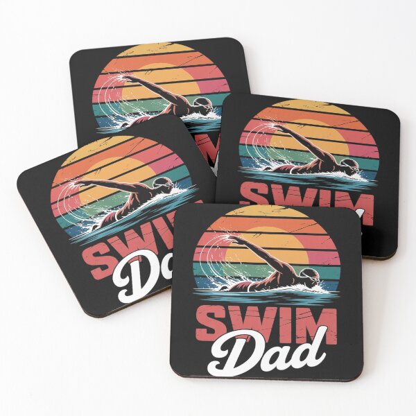 Item preview, Swim Dad Swimming Swimmer Father's Day Vintage  designed and sold by KotexTemu.