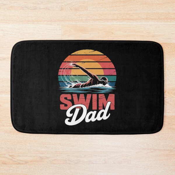 Item preview, Swim Dad Swimming Swimmer Father's Day Vintage  designed and sold by KotexTemu.