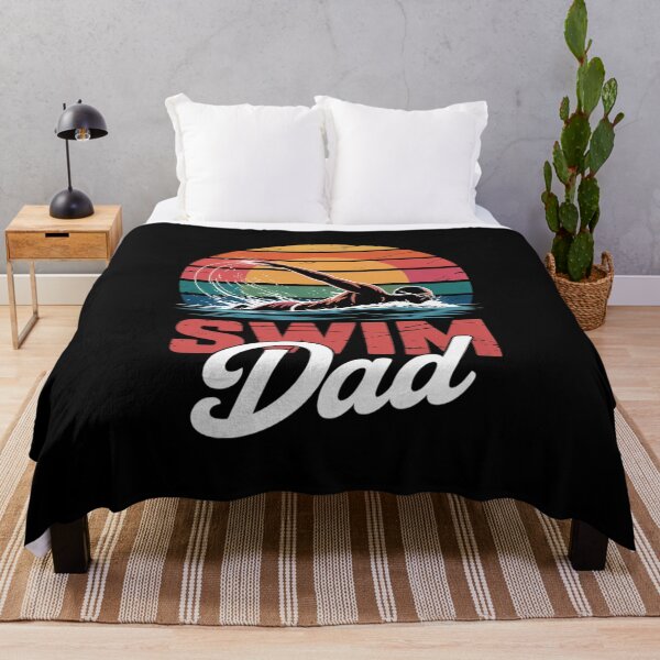 Item preview, Swim Dad Swimming Swimmer Father's Day Vintage  designed and sold by KotexTemu.