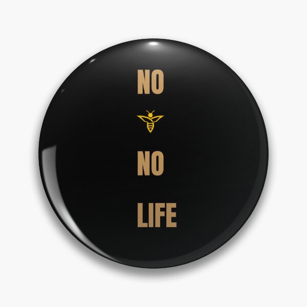 Item preview, No Bees No Life – Bee Nature Statement designed and sold by GentleStudio.