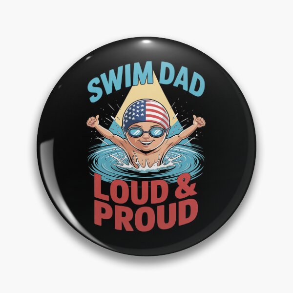 Item preview, Swim Dad Funny Swimming Swimmer Cheer Daddy  designed and sold by VerseFarm.