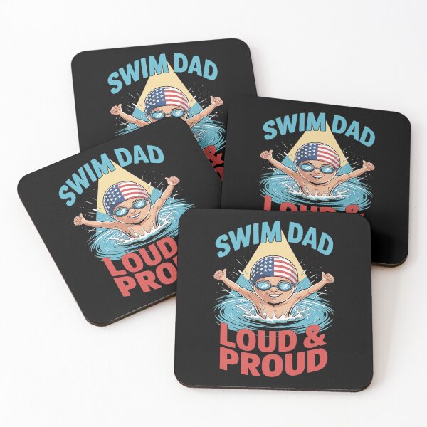 Item preview, Swim Dad Funny Swimming Swimmer Cheer Daddy  designed and sold by VerseFarm.