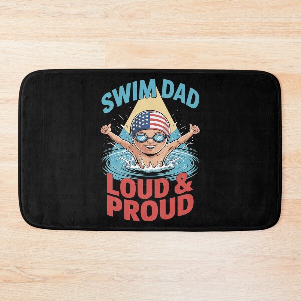 Item preview, Swim Dad Funny Swimming Swimmer Cheer Daddy  designed and sold by VerseFarm.