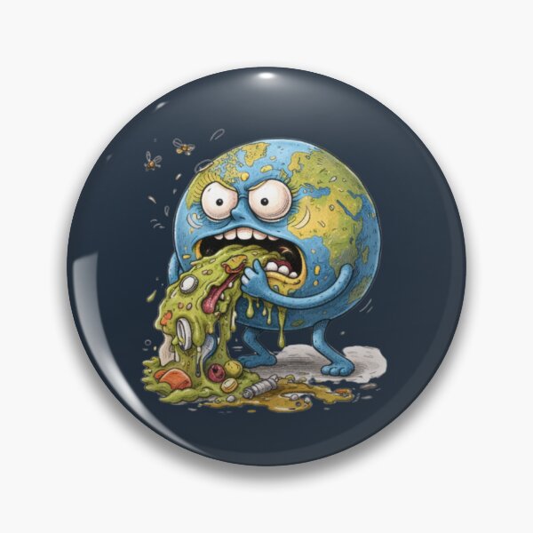 Item preview, Unhinged Planet Cartoon – Chaotic Weird Character designed and sold by Ivy-Triggs.