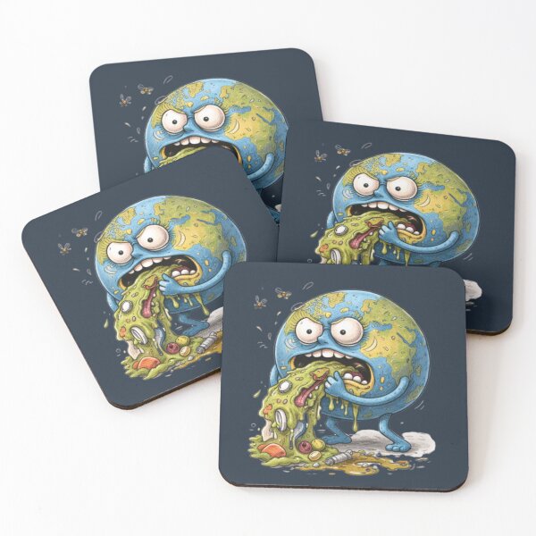 Item preview, Unhinged Planet Cartoon – Chaotic Weird Character designed and sold by Ivy-Triggs.