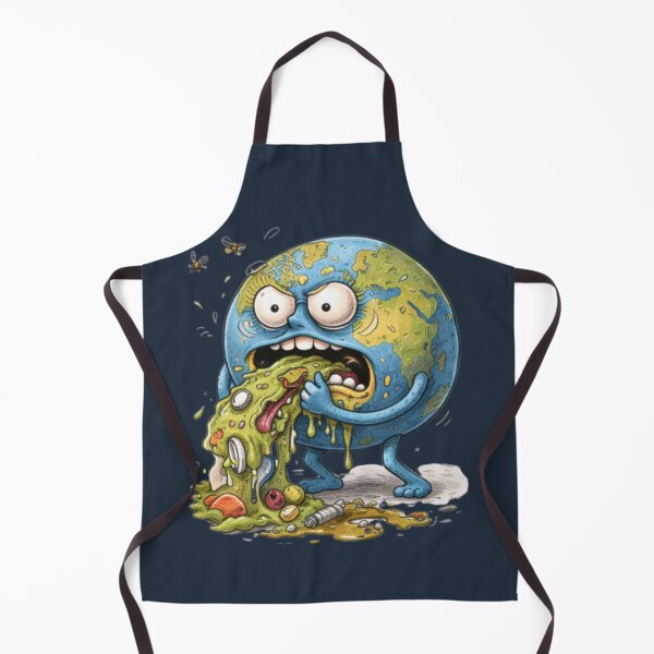 Item preview, Unhinged Planet Cartoon – Chaotic Weird Character designed and sold by Ivy-Triggs.