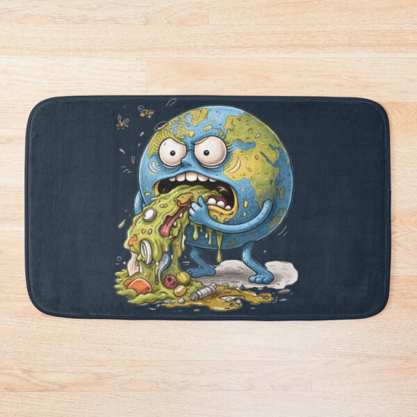 Item preview, Unhinged Planet Cartoon – Chaotic Weird Character designed and sold by Ivy-Triggs.