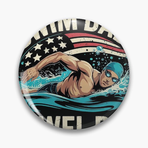 Item preview, Swim Dad Towel Boy Funny Swimming Meme Funny Swimming Quotes  designed and sold by KotexTemu.