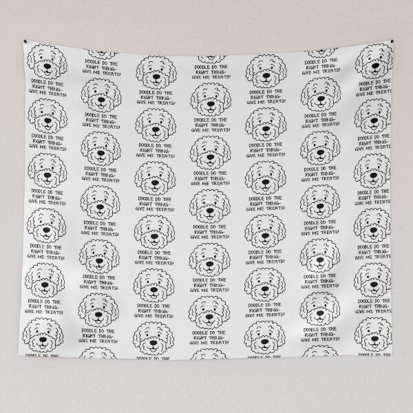 Item preview, Aussie Doodle - Do the Right Thing - Give Me Treats! designed and sold by Andantino.