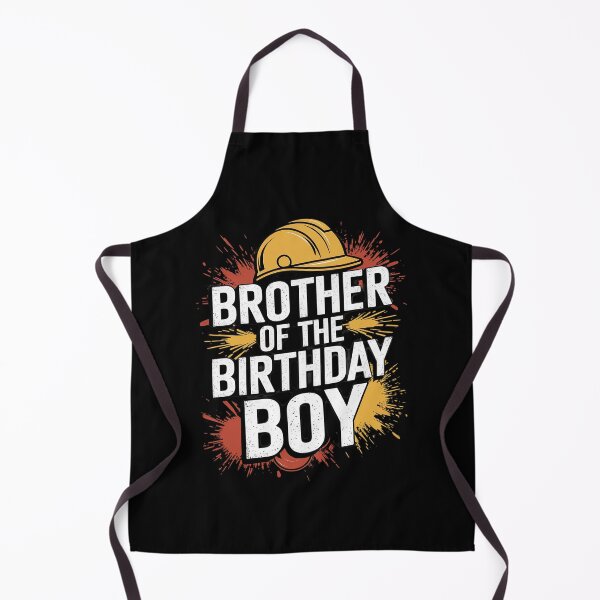 Item preview, Brother of the Birthday Boy Construction Birthday Party Boys designed and sold by MarkLeedsArt.