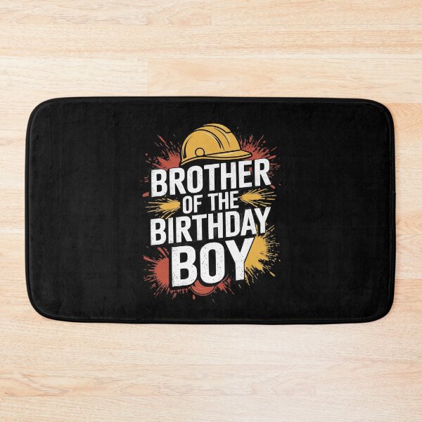 Item preview, Brother of the Birthday Boy Construction Birthday Party Boys  designed and sold by MarkLeedsArt.