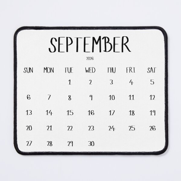 Item preview, September 2026 Calendar designed and sold by toowoosh.