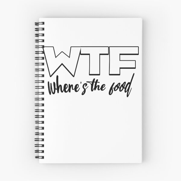 Item preview, WTF Where's The Food Funny Quote designed and sold by CeliaZnx.