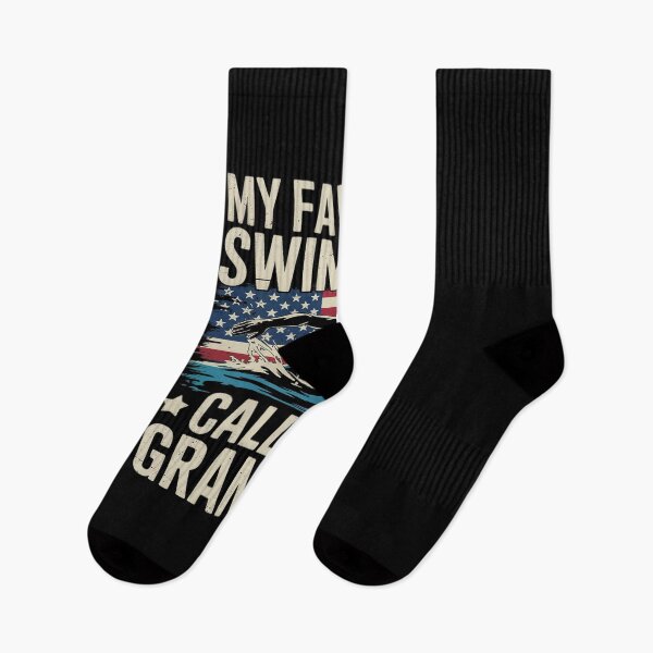 Item preview, Swim Grandma Funny US American Flag Swimming  designed and sold by VerseFarm.
