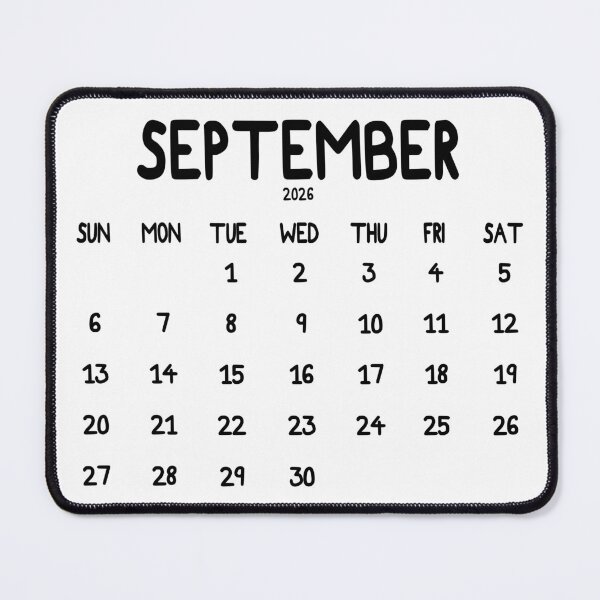 Item preview, September 2026 Calendar Bold designed and sold by toowoosh.