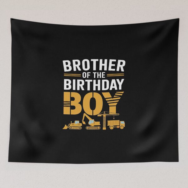 Item preview, Brother Of The Birthday Boy Construction Family Theme Party  designed and sold by DigitaldeligArt.