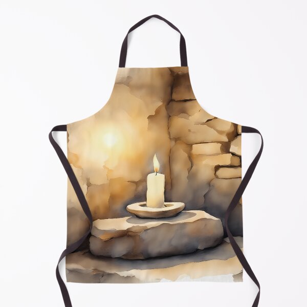 Item preview, Candle in Stone Castle designed and sold by CalmnessbyChoice.