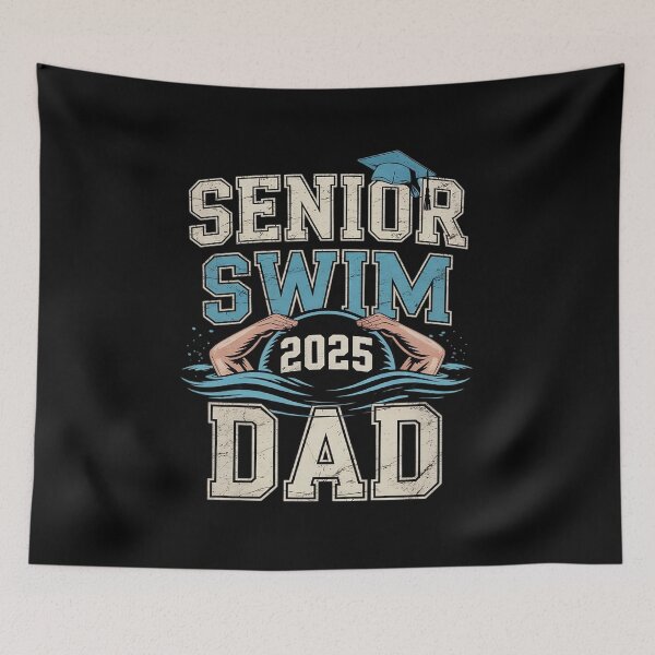 Item preview, Swim Senior Dad Of A Senior Swimmer Father 2025  designed and sold by KotexTemu.