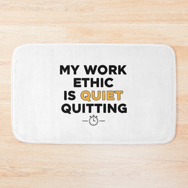 Item preview, Minimalist Quiet Quitting Slogan Tee | Modern Vector Typography Work Humor Gift for Colleagues designed and sold by mantra2023.