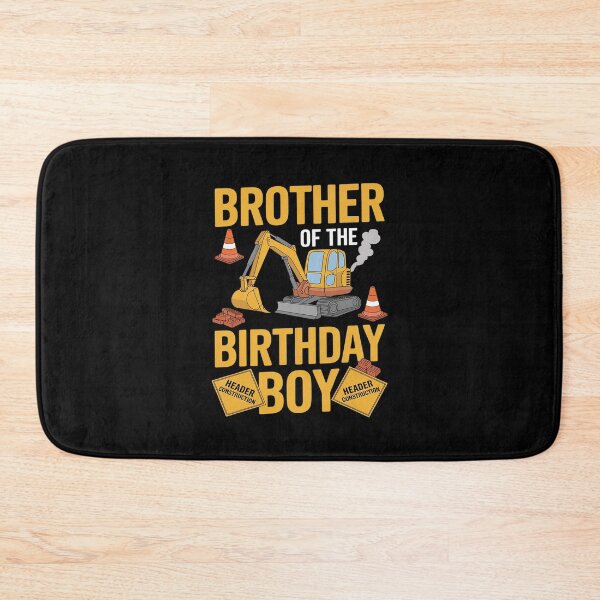 Item preview, Brother of the Birthday Boy Construction Worker Bday Party 1  designed and sold by MarkLeedsArt.