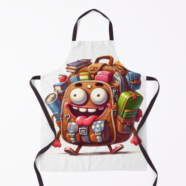 Item preview, Overloaded Student Backpack Character Watercolor designed and sold by LunaPixelStudio.