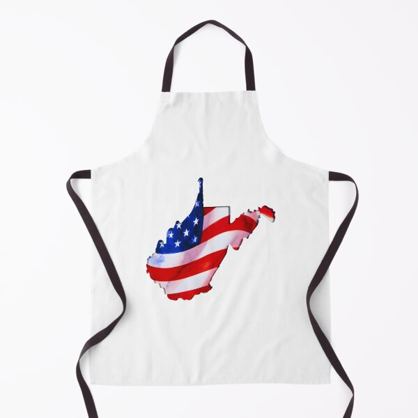 Item preview, West Virginia Stars & Stripes State Silhouette – Distressed Americana designed and sold by Paper Drip.