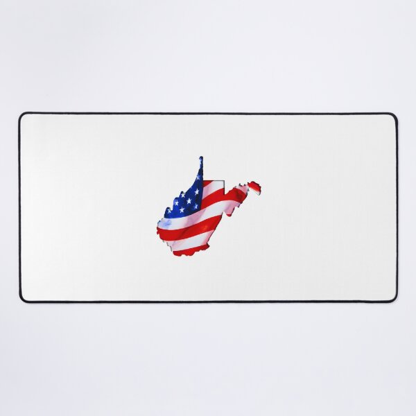 Item preview, West Virginia Stars & Stripes State Silhouette – Distressed Americana designed and sold by Paper Drip.