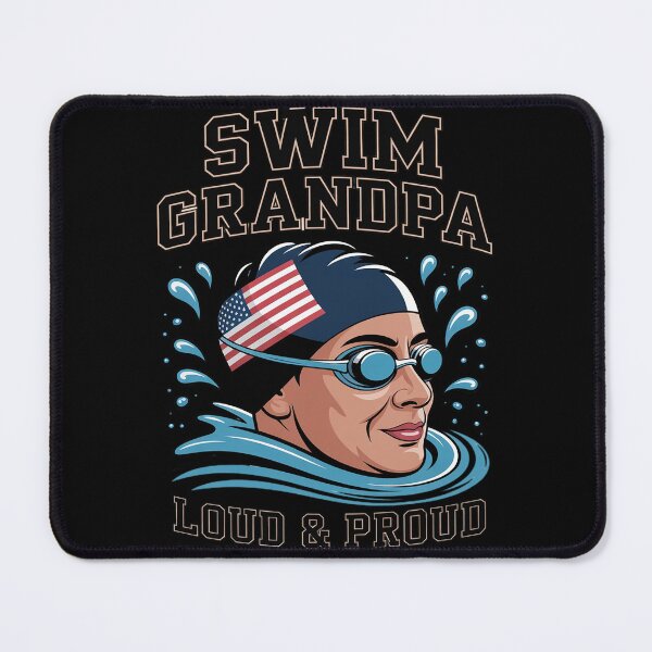 Item preview, Swim Swimmer Funny Swimming Proud Grandpa Goggles designed and sold by VerseFarm.